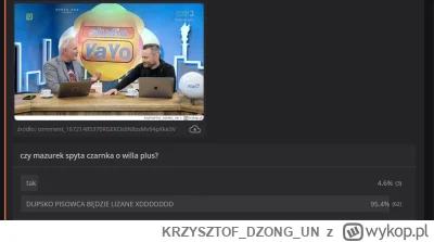 KRZYSZTOFDZONGUN - NIE SPYTAŁ.

https://wykop.pl/wpis/74631543/dzis-czarnek-w-rmffm-c...