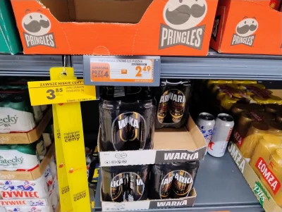 wojtek-polki - Wyprzedaże puszek bez akcyzy czas start. #biedronka #akcyza te Warki t...