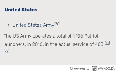 Grooveer - Zobaczcie jak dużo Patriotów ma USA a Ukraina błaga o kilkanaście sztuk. T...