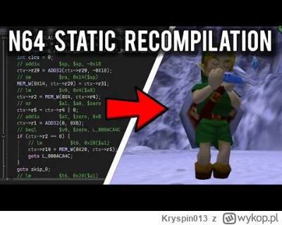 Kryspin013 - Wrzuciłem wczoraj (moim zdaniem) ciekawe wideo o rekompilatorze kodu mas...