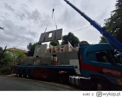 sokl - Dom zmontowany
2 piętra
2x 4 dni montaż i betonowanie
Zewnętrzne Ściany zespol...