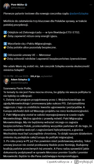 CipakKrulRzycia - #adamszlapka #polityka #bekazpisu 
dobry jest. prętem po kratach pi...