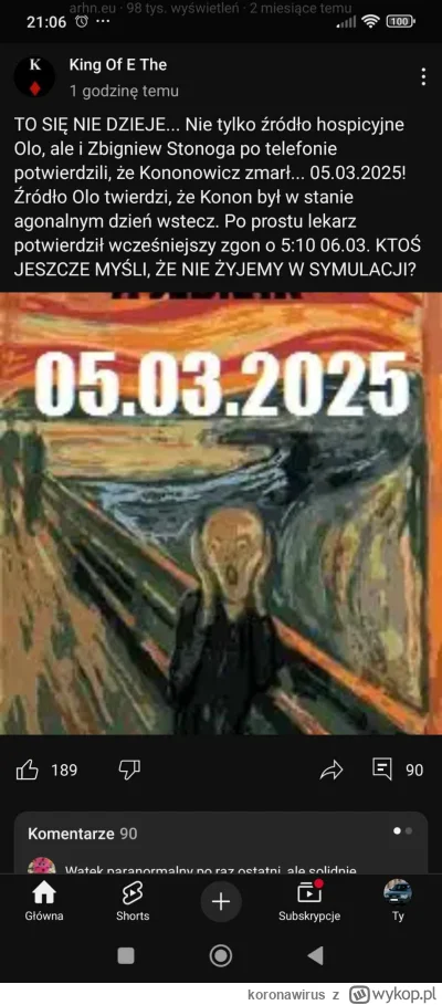 koronawirus - Kiedy mogłeś strzelić 6stke w totka ale cały limit szczęścia przypadkow...