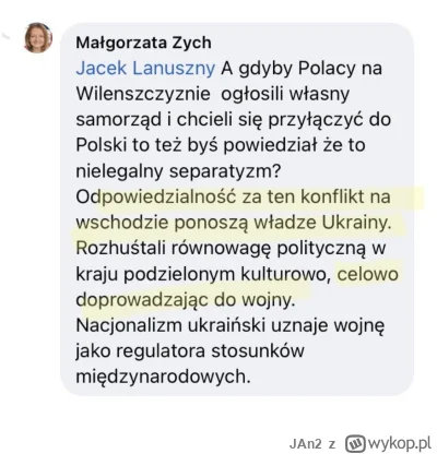 JAn2 - PSL wystawił do senatu niejaką Malgorzatę Zych, która wcześniej związana była ...