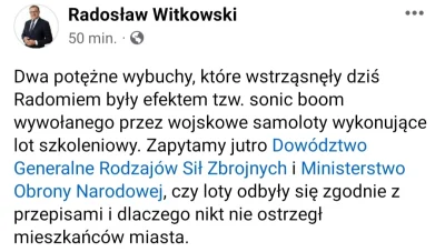 Lolenson1888 - Przy okazji Witkowski (prezydent Radomia, jeśli ktoś nie wie) chyba si...