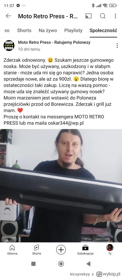 kiczynskyy - #axeliocontent grill gotowy