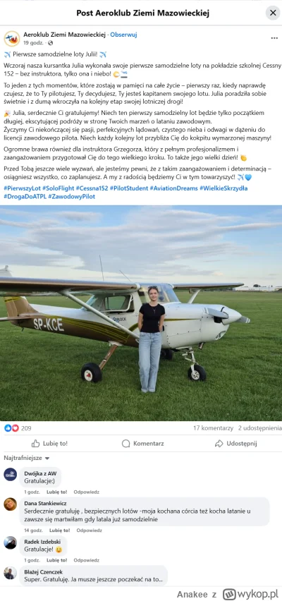 Anakee - Julka już zaczęła latać? A ty co robisz w wakacje? 

#przegryw #wygryw #lotn...