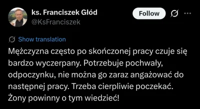 makapak - Dobrze gada, żona powinna usługiwać i po jej zmianie w pracy zamiast odpocz...