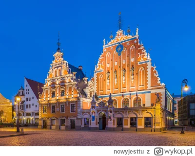 nowyjesttu - Dom Bractwa Czarnogłowych w Rydze, stolicy Łotwy. Piękny budynek z 1334 ...