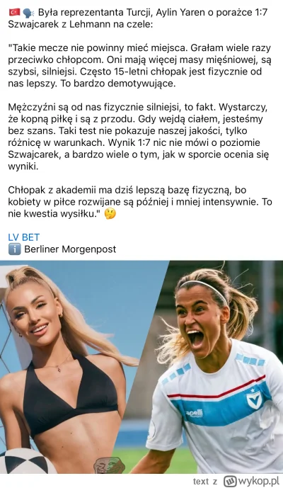 text - Zakładając że mniej więcej poziom kobiet odpowiada np 13-latkom, to kto normal...