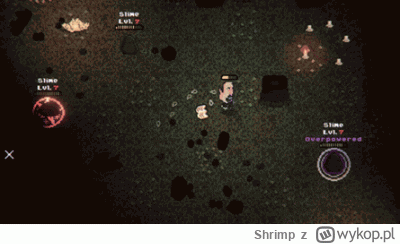 Shrimp - Drobny gif gameplay'u z #roguelike nad którym pracuję - Roll The Bones. Na S...