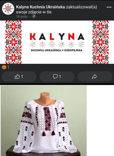 lycaon_pictus - Poniżej - logo knajpy i tradycyjny strój ukraiński. Porównajcie sobie...
