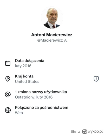 Sin- - Ciekawe kto mu konto prowadzi.

#polityka #bekazpisu