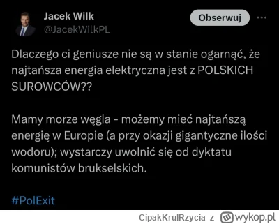 CipakKrulRzycia - #bekazkonfederacji #polityka #energetyka
chlopu peron z płaskiej Zi...