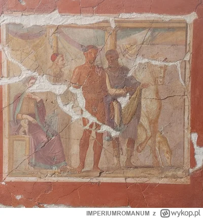 IMPERIUMROMANUM - Hippolytos i jego macocha Fedra

Rzymski malunek ukazujący scenę z ...