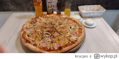 krucjan - Pizza Team na powstańców, pizza 45cm, duża mirinda i dwa sosy 61,50zł. 
Bar...