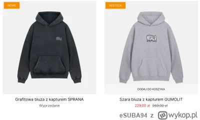 eSUBA94 - tymrazem mega szybko poszło, nowa bluza wyprzedana w mniej niż 30min
podejr...