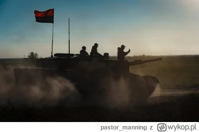 pastor_manning - Leopard 2, gdzieś na stepach Ukrainy.  Слава Україні!

#wojna #ukrai...