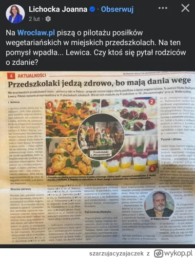 szarzujacyzajaczek - O boże, o matko! Szkoła ROZSZERZYŁA gamę posiłków o dania bezmię...