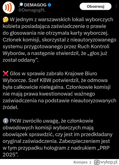 Kempes - #wybory #polityka #polska 

Ktoś tu próbuje wpłynąć na wynik wyborów w Polsc...