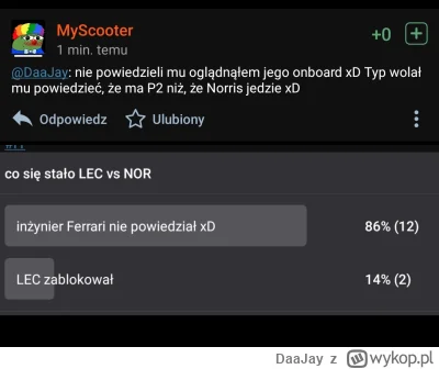 DaaJay - czyli w ferrari stabilnie, który to już raz inżynier mu czegoś nie mówi co j...