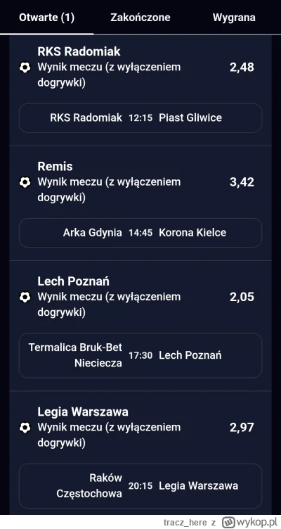 tracz_here - Pewniaczki na dziś #mecz #bukmacherka