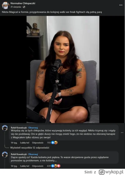 Sinti - .@Rafatus69 ona teraz wolna, masz szansę, atakuj 
gorszym menelem i ćpunem od...