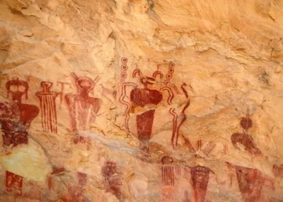 Czik400 - Petroglify z kanionu Sego w Utah, budzi to wszystko wyobraźnię.