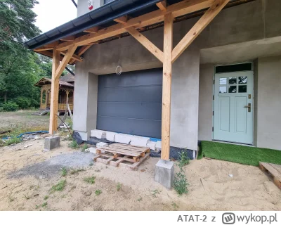 ATAT-2 - Cześć,
Daszek nad garażem / wejściem wykonany na jesień zeszłego roku. Wg za...