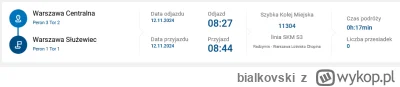 bialkovski - Wysiadam z pociągu na Warszawie Centralnej o 8:20, czy zdąże na pociąg S...