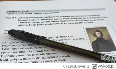 CrazyxDriver - Temat 1 z formuły z 2015 roku.
#matura #matura2023 #jezykpolski