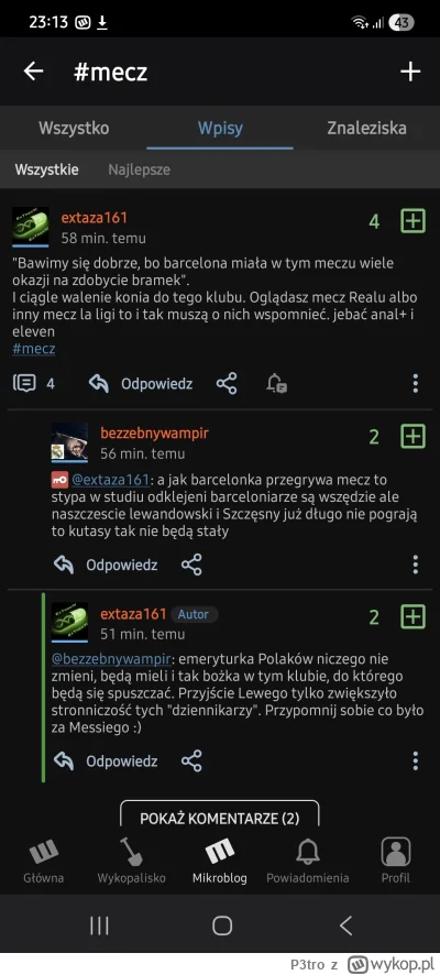 P3tro - #mecz 
Ja prdl co to za poyeby