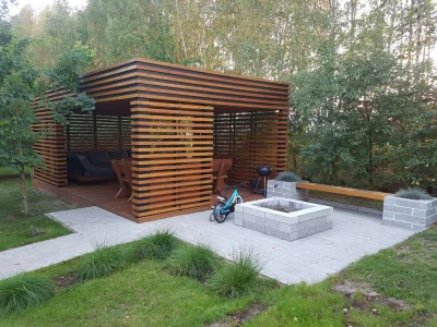 jmuhha - altanka wymurowana przez meza kolezanki ze szkoły