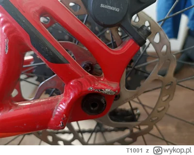 T1001 - @jan456: to częste uszkodzenie w rowerach mtb, projektanci, jak widzisz , "na...