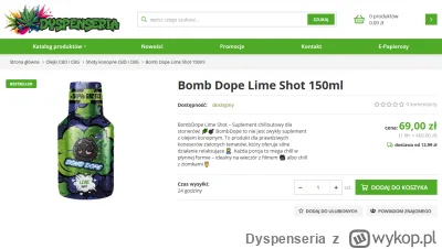 Dyspenseria - 🔥 Rozdajo w Dyspenserii! 🔥

Rozdajemy 1x Bomb Dope Lime Shot 150ml🎁....