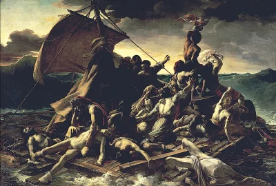 111aaa111 - "Tratwa Meduzy" (The Raft of the Medusa) to słynny obraz namalowany przez...