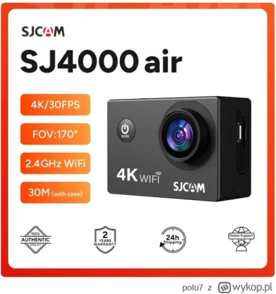 polu7 - SJCAM SJ4000 AIR Action Camera
Cena: 33.02$ (131.85 zł) | Najniższa cena: 60$...