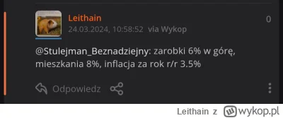 Leithain - @Stulejman_Beznadziejny: też byłem blisko. Niedoszacowałem wzrostu zarobkó...