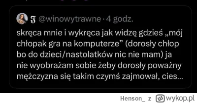 Henson_ - jak śmiesz jako facet sie relaksować? powinieneś pracować 24/7 na p0lke i j...