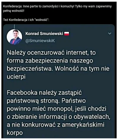 hirek_gawron - #konfederacja to wolnościowcy chyba, że trzeba wprowadzać zamordyzm #p...