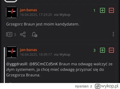 nyanian - @jan-banas: brauno kacapek innych od szkodników wyzywa xd