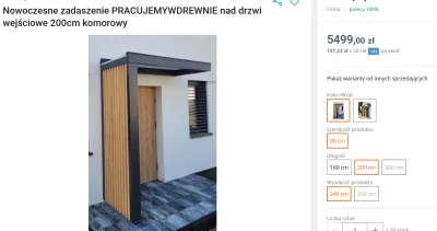 Zopyross - rozbrajają mnie te ceny, 5k za metrowy daszek ze ścianką? co tu takiego na...