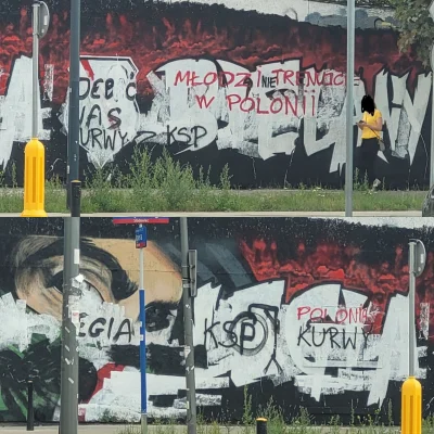 noleiret - no nie przyjął się nowy mural na Bielanach #poloniawarszawa