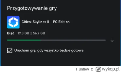 Huntley - Zapowiada się wyśmienicie xD juz błędy, a nawet nie uruchomiłem gry. Co 2 s...