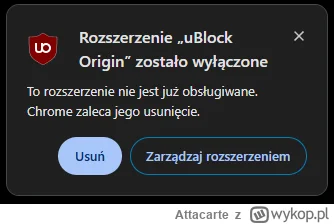 Attacarte - Też się pie#dol Chrome (・へ・)

#technologia #chrome #adblock