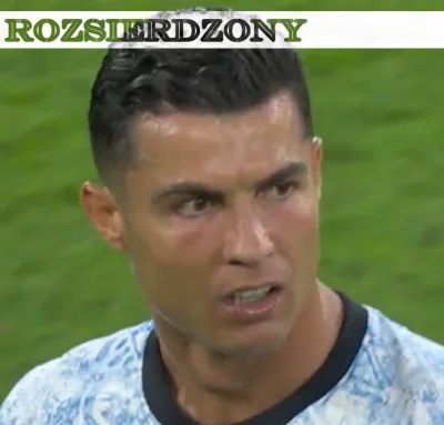 fadeimageone - #mecz Ronaldo po otrzymaniu żółtej kartki 26-06-2024 r. 
GRUZJA - PORT...