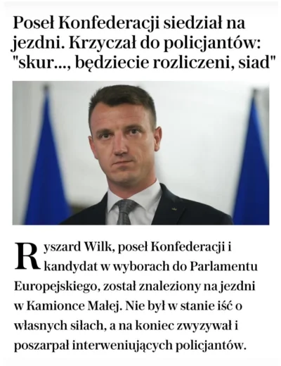 officer_K - Czy k0nfiarze wreszcie odcięli się od najebusa wilka? Czy tym razem nie w...