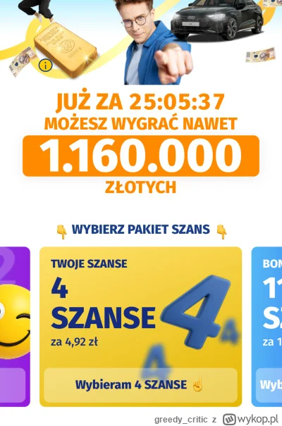 greedy_critic - A ja myślałem że tylko lotto może organizować w polsce loterie?

#lot...