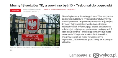 Lambo994 - @Kapitalista777: Te uchwały zostały już przyjęte. Skład TK jest niepoprawn...