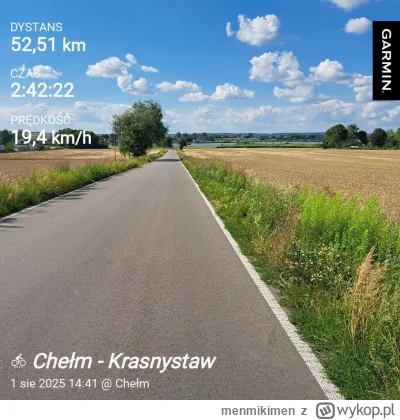 menmikimen - 235 841 + 53 = 235 894

Kolejne wakacje kolejny wyjazd rowerowy na #gree...